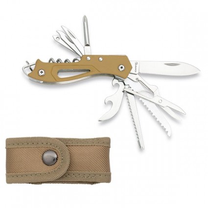 Albainox Pocket Knife Multi-Tool Coyote - 11114 