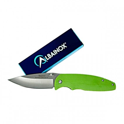 Albainox Folding Knife G10 Green - 18053