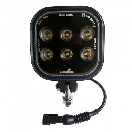 Eurolites 6 Led Square 1800 Lumen 60°