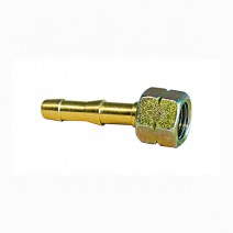 Brunner Adattatore Gas 1/4" Sinistro Porta Gomma 8 mm