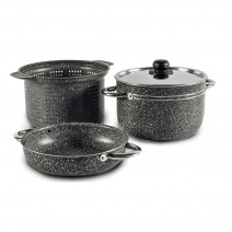 Beaver Brand Cooking set Stone Rock Fast-a-Pasta 22