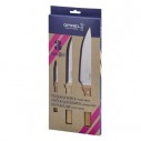 Opinel TRIS PARALLELE (CUCINA N°118 + CARNE N°120 + SPELUCCHINO N°126)