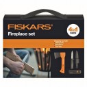 Fiskars Fireplace Set 4 in 1 - Kit accendi fuoco 