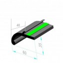 Cbc Parafanghini Aggiuntivi Universali 40 mm 1x6 m