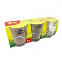 Brunner Multiglass Polycarbonate Set 3 Bicchieri 30 cl Trasparenti