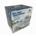 Reimo Set Piatti Melamina CLEVELAND 16 Pezzi per 4 Persone Holiday Travel