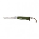 Opinel TRADIZIONE N°08 INOX Baroudeur KAKI