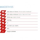 Max 235x180H105-TRASPARENTE C/SPUGNE 